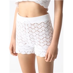 OPEN-KNIT SHORTS