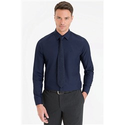 Pierre Cardin Lacivert Slim Fit Basic Gömlek G021GL004.000.1214552