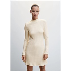 Vestido punto corto -  Mujer | MANGO OUTLET España