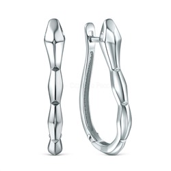 Кольцо разъемное из серебра родированное - Змея К5392р