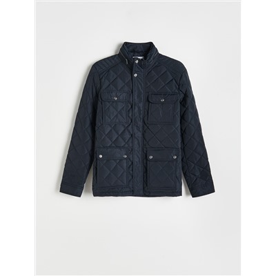 Steppjacke mit Kapuze