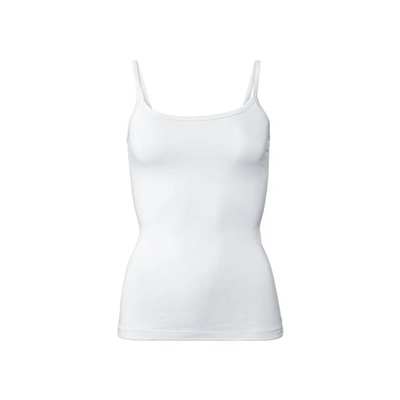 ESMARA® Lingerie ESMARA® Spaghettiträgerhemden Damen, 3 Stück, mit Bio-Baumwolle und Elasthan