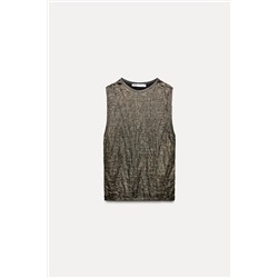 FOIL KNIT TOP