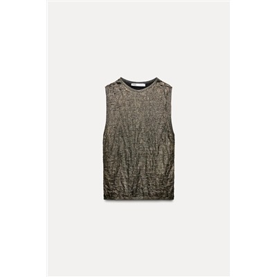 FOIL KNIT TOP