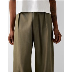 Tailored lyocell blend balloon trousers