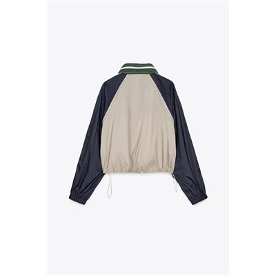 COLOUR BLOCK SHORT JACKET