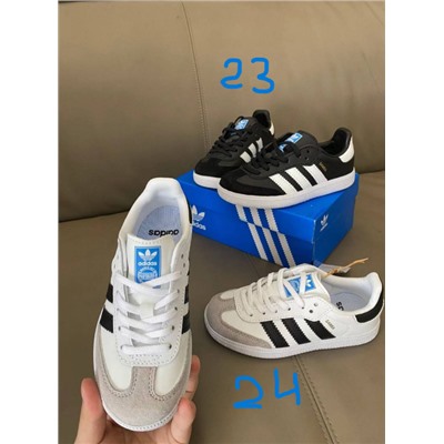 Детские кеды  Adida*s SAMBA   Много разных расцветок  Натуральная кожа. ЭКСПОРТ