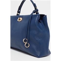 Bolso de piel Dana Azul marino