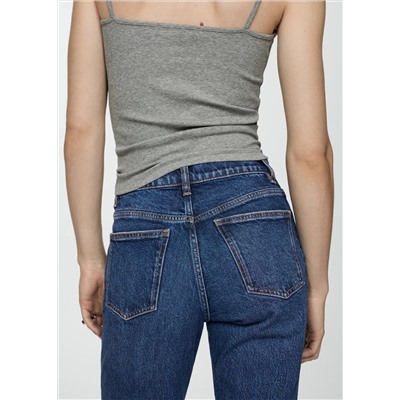 Jeans Newmom confort tiro alto