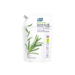 LION CHG Herb Vinegar Pouch Средство для мытья посуды, овощей и фруктов CHARMGREEN 900мл