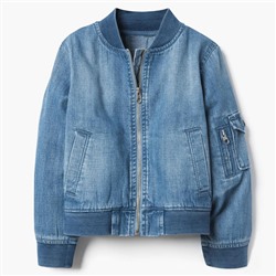 Denim Bomber Jacket