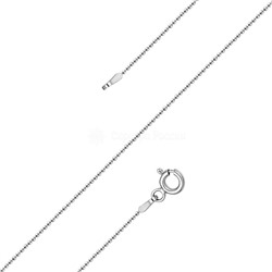 Цепь из серебра родированная - 55 см 925 пробы 2800R120L55