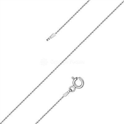 Цепь из серебра родированная - 45 см 925 пробы 2800R120L45