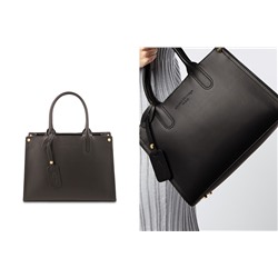 Bolso de piel Pure Negro