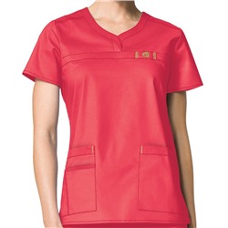 WonderWink Scrubs WonderFLEX Patience Notch-Neck Top