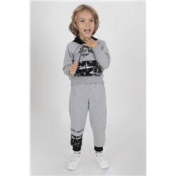 AHENGİM Kids Ak15015 Erkek Cool Baskılı Eşofman Takım 1-2-10001071