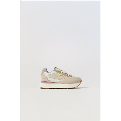 ZAPATILLA DEPORTIVA MULTICOLOR PLATAFORMA