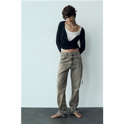 TRF BOYFRIEND LOW-RISE JEANS