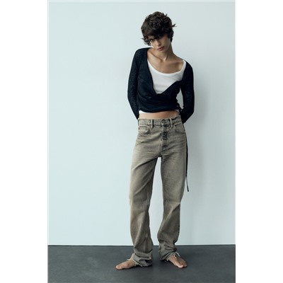 TRF BOYFRIEND LOW-RISE JEANS