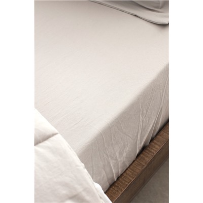 Mona Tek Kişilik Comforter Set - Taş