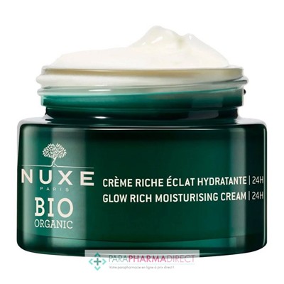 Nuxe BIO Organic - Crème Riche Eclat Hydratante 24H 50 ml