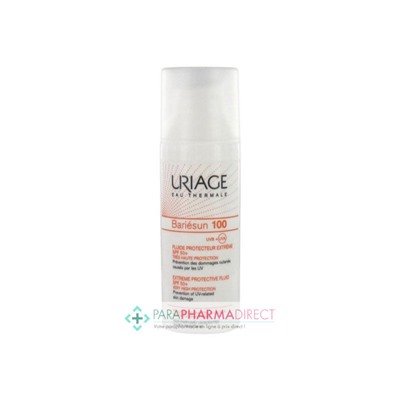 Uriage Bariésun 100 Fluide SPF50+ Très Haute Protection Solaire Protecteur Extrême 50ml