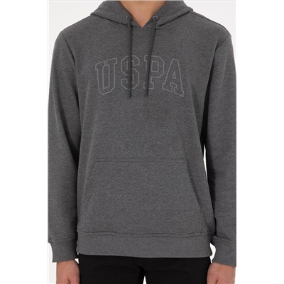 Erkek Antrasit Melanj Basic Sweatshirt