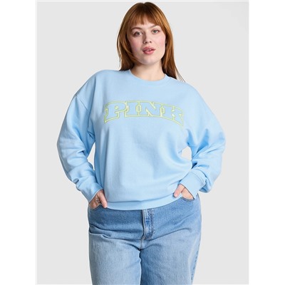 Ivy Fleece Oversized Crew Sweatshirt