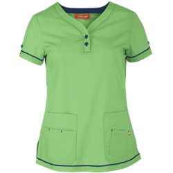 Orange Standard Scrubs Monterey Top