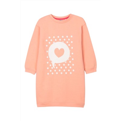 Vestido camiseta Coral