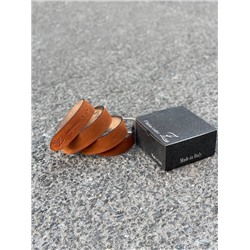 Ab.Zapatos Pelle cinturon (140) Brandy