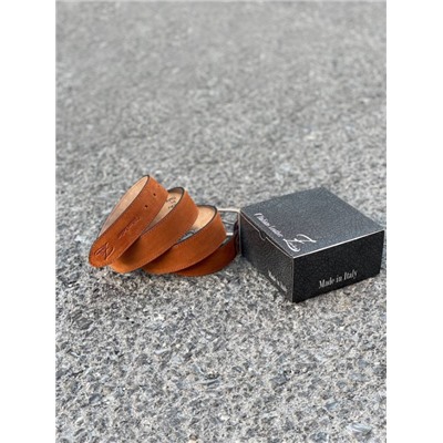 Ab.Zapatos Pelle cinturon (140) Brandy