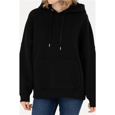 Kadın Siyah Sweatshirt
