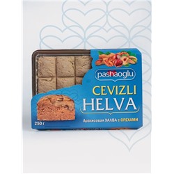 Халва арахисовая с орехами "Pashaoglu" 250 г 1/12, шт