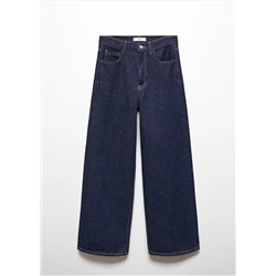 Jeans wideleg loose tiro bajo