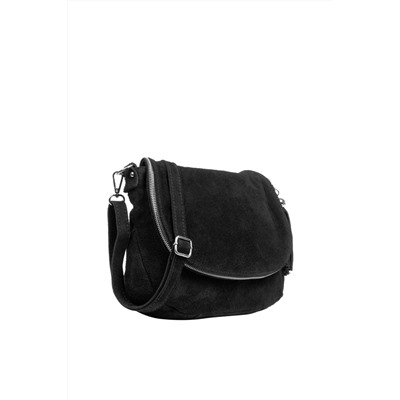Bandolera de nobuk Negro - Firenze Artegiani