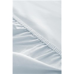 Manon King Size %100 Pamuk Ranforce Lastikli Çarşaf - Mavi