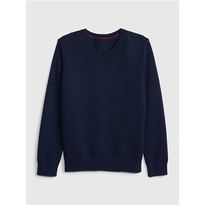 Kids Uniform V-Neck Sweater