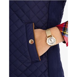 HIS AND HERS GOLD MESH STRAP WATCH SET