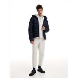 Steppjacke mit Kapuze