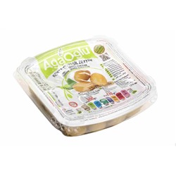 Оливки "AgaOglu" 200 гр Kokteyl Yesil с косточкой (пластик)