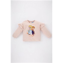 Defacto Kız Bebek Frozen Bisiklet Yaka İçi Yumuşak Tüylü İ Sweatshirt B5213A523AU