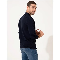 Lacivert Slim Fit Sweatshirt