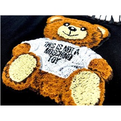 Проверенная футболка Moschino 🐻  Она абалденная!!! Много раз девочки заказывали 🔥🔥🔥   Мишка махровый и очень приятный на ощуп  Материал: хлопок