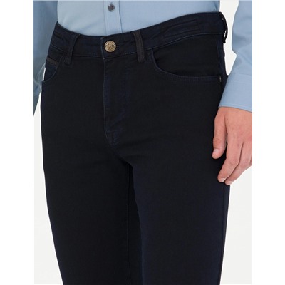 Koyu Lacivert Slim Fit Jean Pantolon