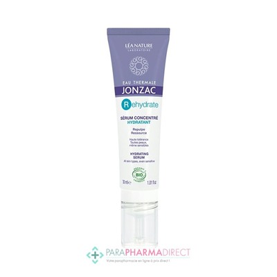 Eau Thermale Jonzac - Rehydrate - Sérum Concentré Hydratant BIO 30ml