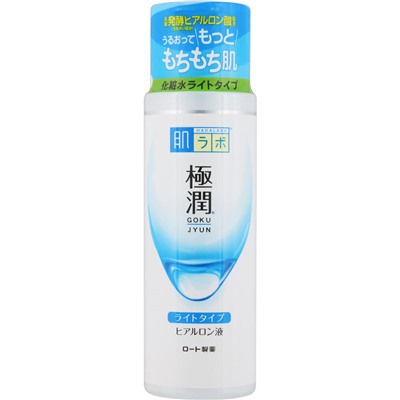 Rohto HADA LABO Gokujyun Легкий лосьон с 3мя типами гиалуроновой кислоты, бутылка 170 мл