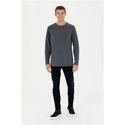 Erkek Antrasit Sweatshirt