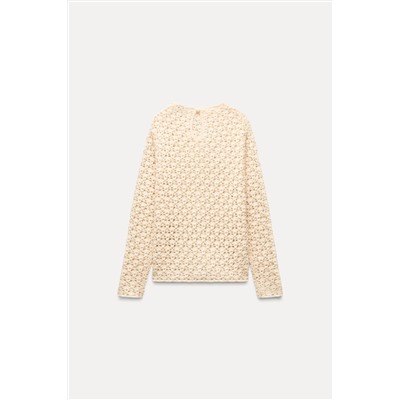 OPEN-KNIT SWEATER