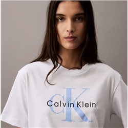 Monogram Logo Boxy Crewneck T-Shirt
